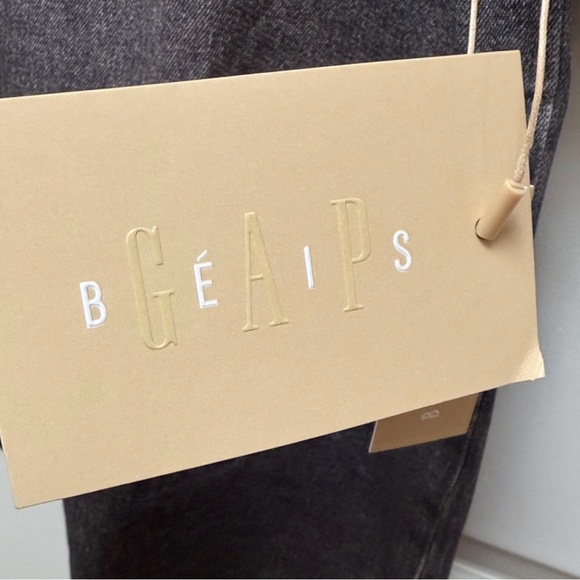 Gap × BÉIS Knit Denim Pocket T-Shirt NWT Size S/M - Picture 10 of 13